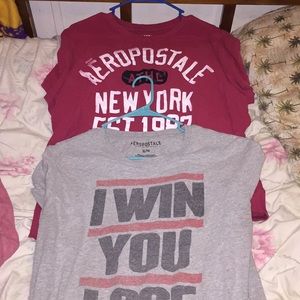 Two Aeropostale shirts